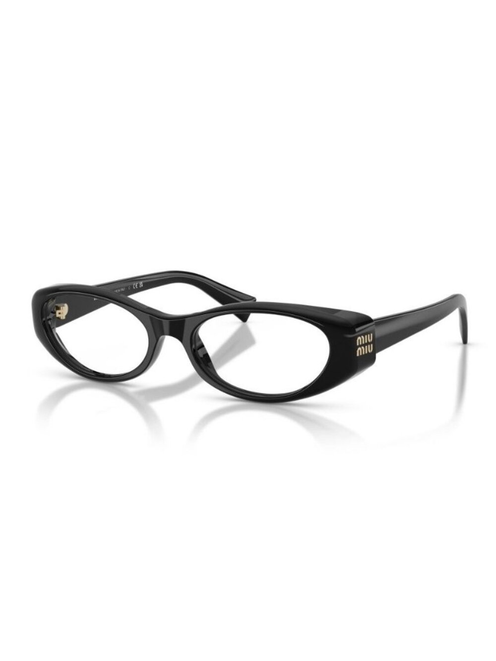 New MU03ZV Miu Miu Black Eyeglasses MU 03ZV 16K1O1 AUTHENTIC